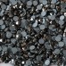 Hematite color flat back round hotfix rhinestones for clothing Hematite color flat back round hotfix rhinestones for clothing